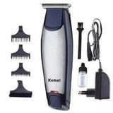 Maquina Acabamento De Cabelo Barba Recarregável Kemei 5021 220v