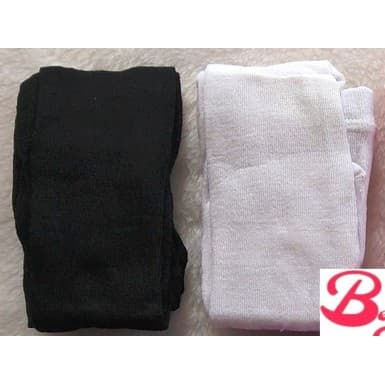 Meia Calça Grossa - Infantil - UNIDADE: Branca (Lisa/Bordada) / Preta