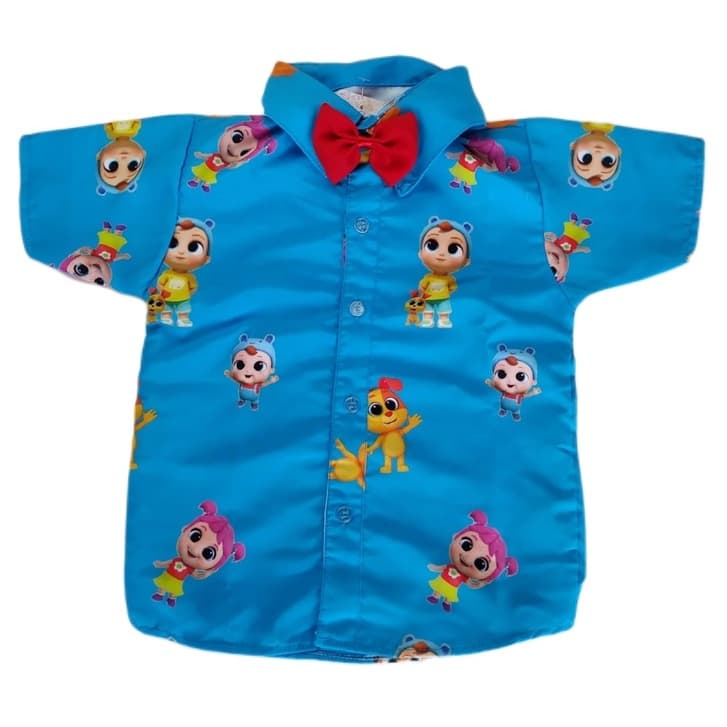 Camisa Temática JOÃOZINHO infantil social menino