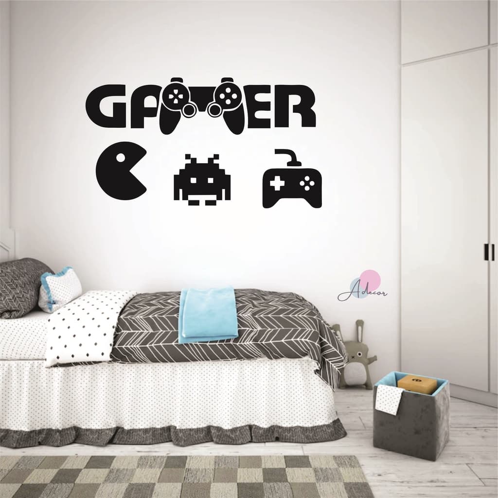 Adesivo De Parede Para Quarto Gamer