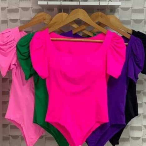Body feminino poliéster com bojo manga curta princesa moda meninas