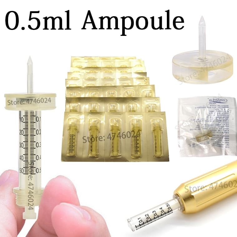 5 / 10 / 20 Pcs Seringa para Caneta Hyaluron Pressurizada 0,3ml/0,5ml