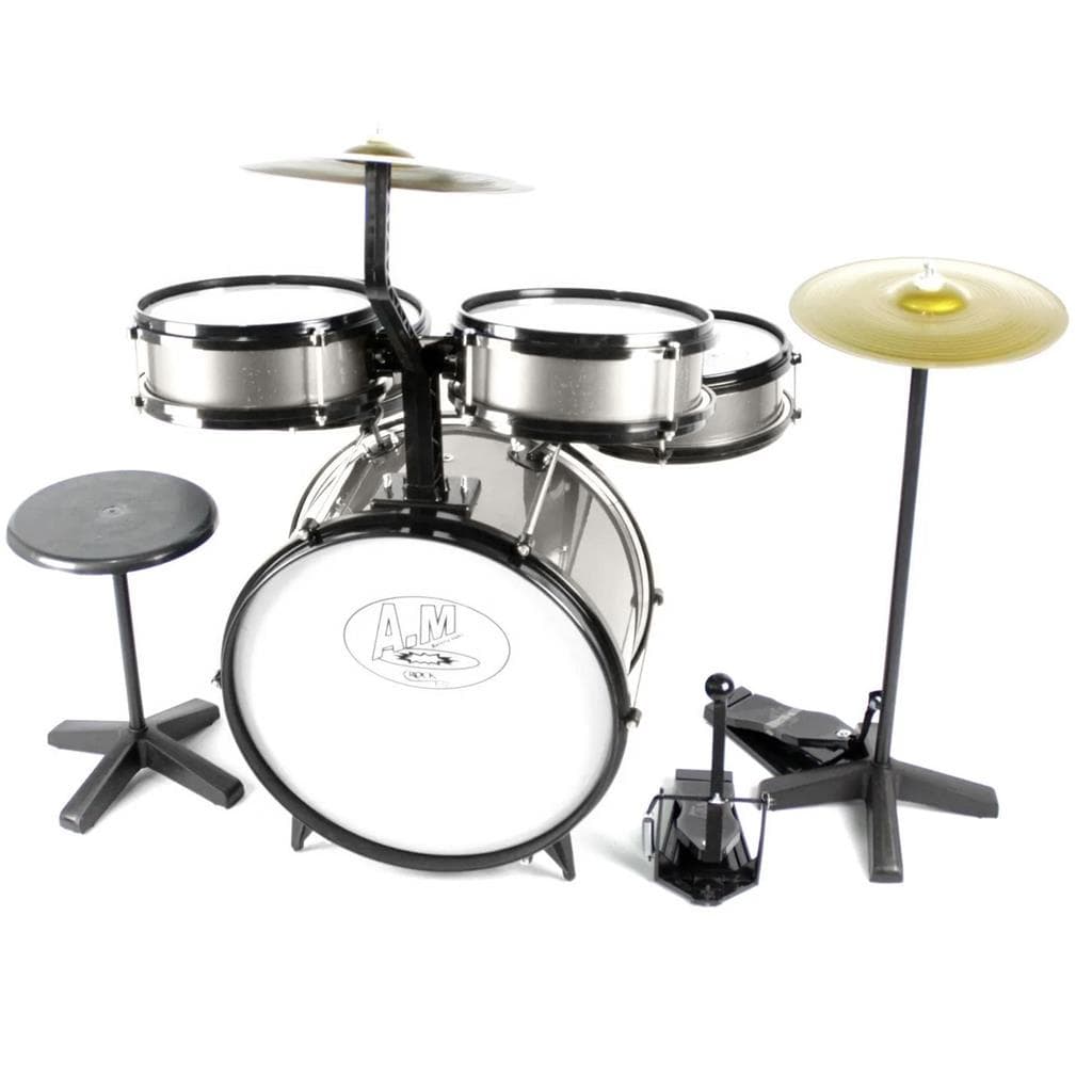 Bateria Infantil Acustica Rock Baby Am2 Com Chimbal - Rock Baby