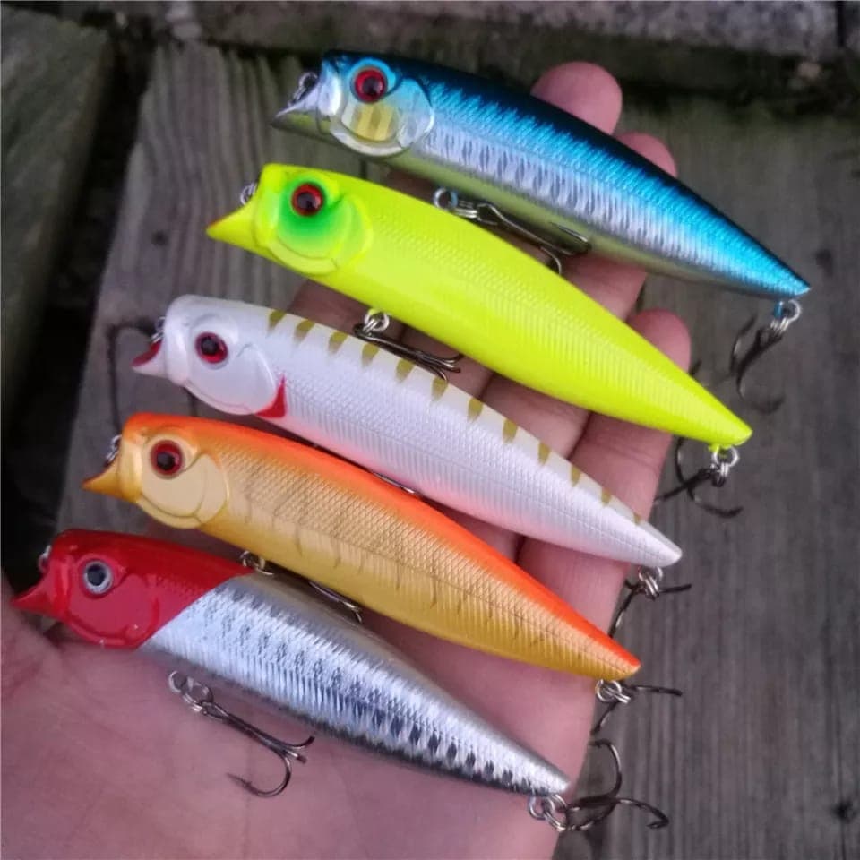 Isca Artificial Meia Água Laser Redstar (Rd75) Tucunaré, Dourado,Traíra e Peixes Do Mar