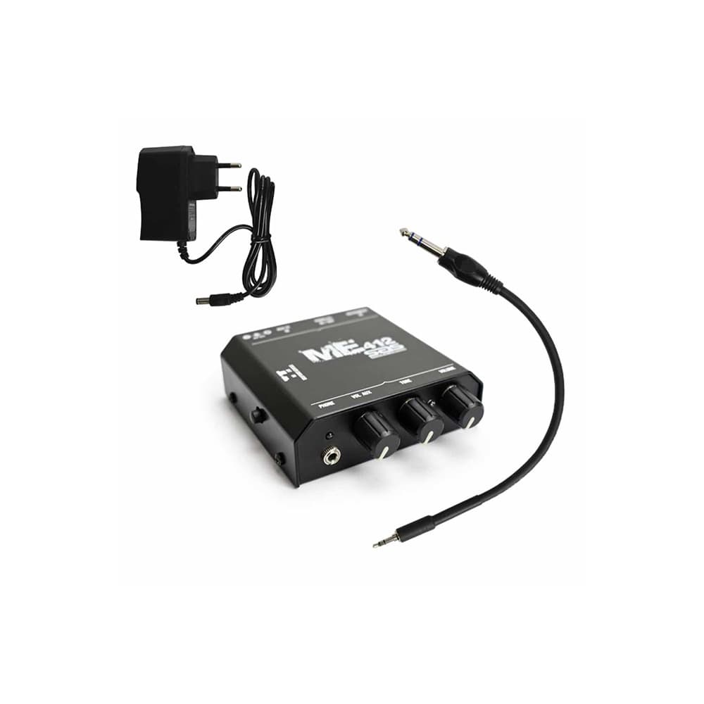 Kit Mixer Estudo Santo Angelo Instrumento Fone Amp Me412 PR