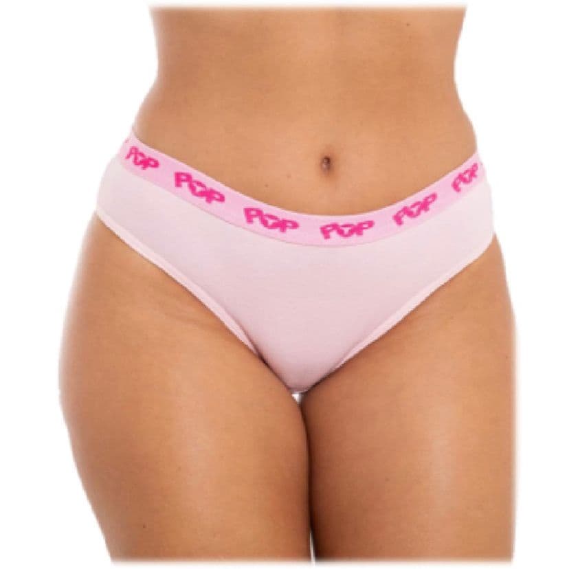 Kit 6 Calcinhas Adulto 100% Algodão Cós Largo Lisa