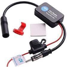 Auto Carro Rádio Estéreo Sinal Antena Amplificador De Sinal De Antena Booster Amplificador 12 V Original