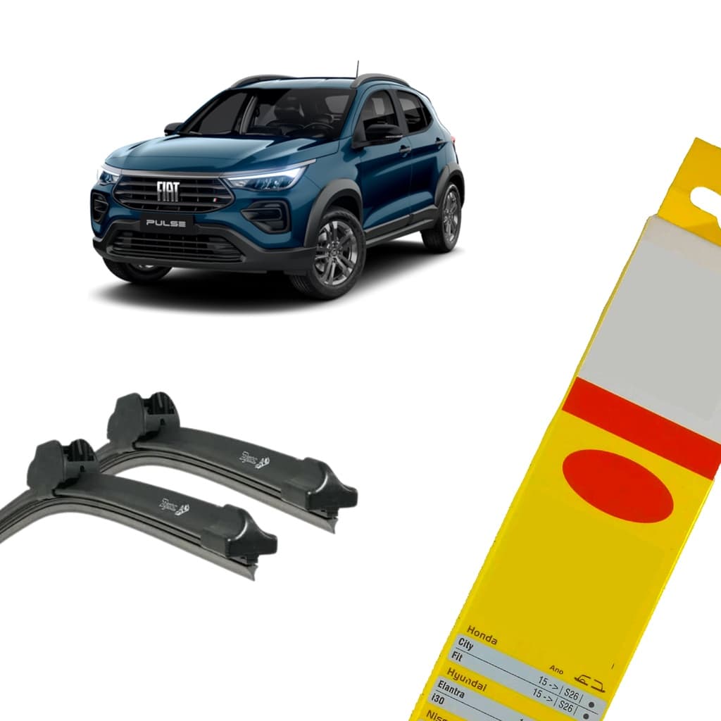 Jogo de Palheta Limpador Parabrisa Fiat Pulse Original Dyna