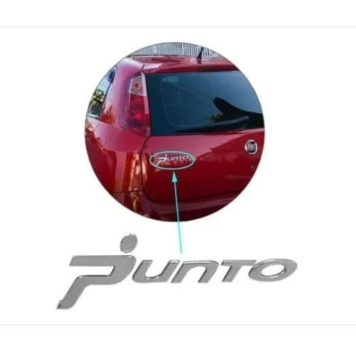 Emblema Letreiro Traseiro Mala Punto 2008 2009 2010 2011
