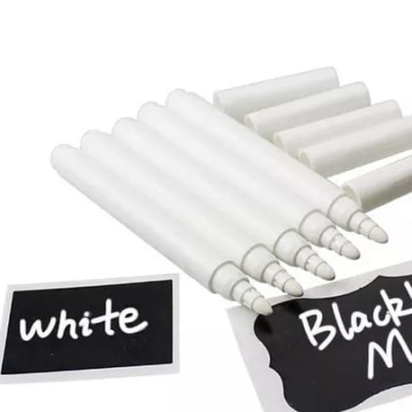 Canetas de Giz BRANCO APAGÁVEL   Quadro Branco Caneta Marcador S/A