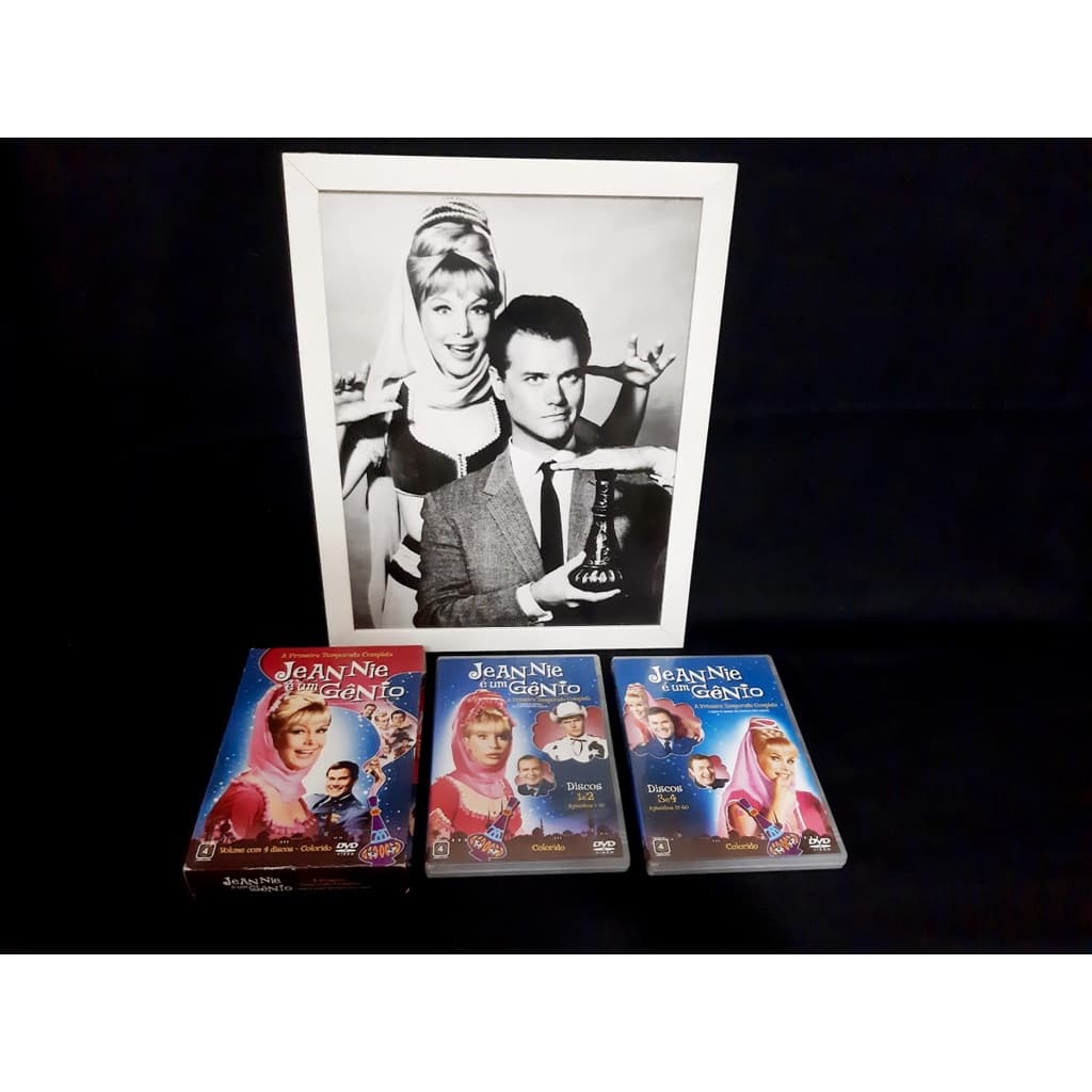 Box Dvd Jeannie É Um Gênio + Poster (primeira Temporada)
