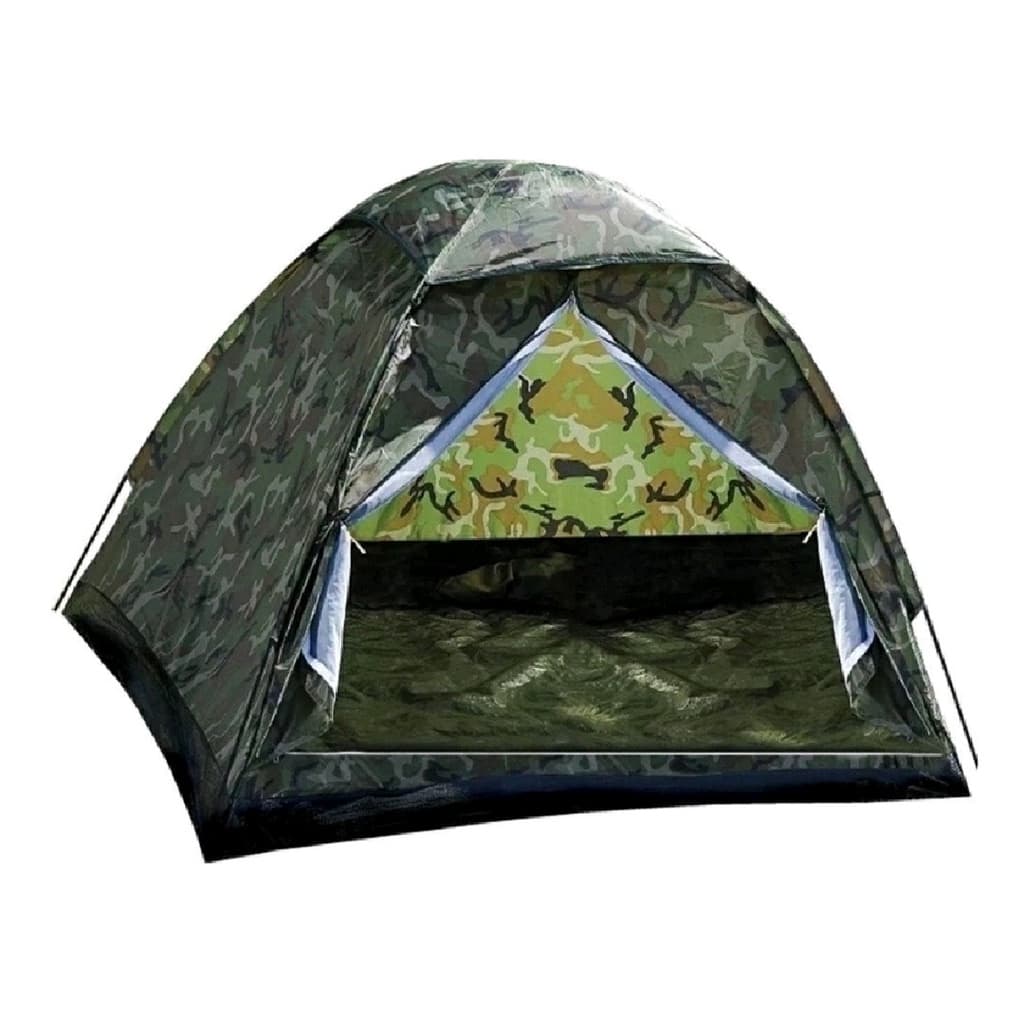 Barraca Camping Camuflada Militar 3 ou 6 Pessoas Impermeável Resistente Envio Rápido