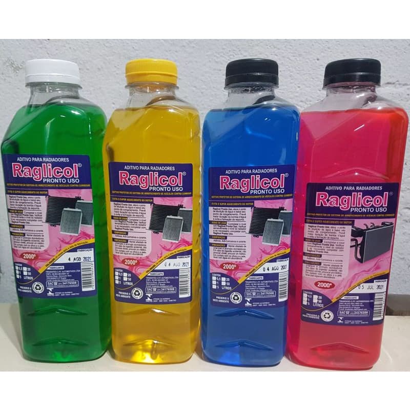 ADITIVO PARA RADIADOR ROSA RAGLICOL ANTICORROSIVO ANTIOXIDANTE PARA RADIADOR