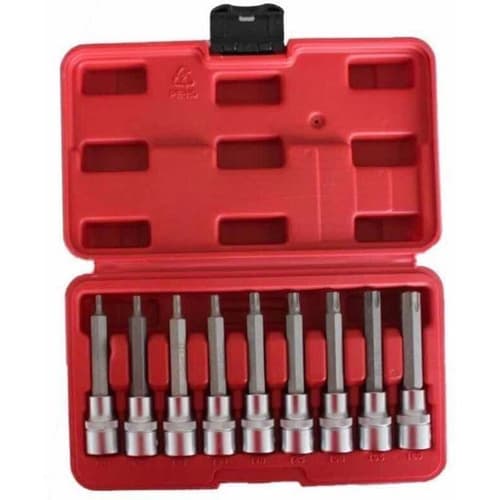 Jogo De Soquete Torx Macho Com 9 Peças- Dm Ferramentas Dm550