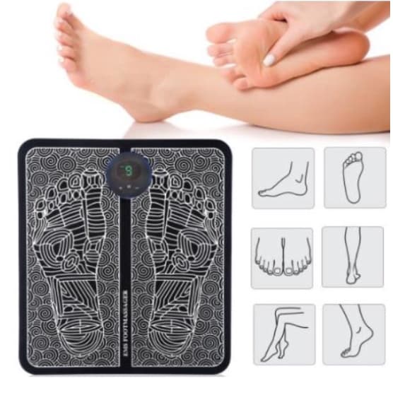 Tapete Massageador Ems Tens Elétrico Para Pés Fisioterapia O Melhor