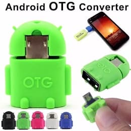 Adaptador Otg V8 para Usb Android Robô para Celular Tablet Computador