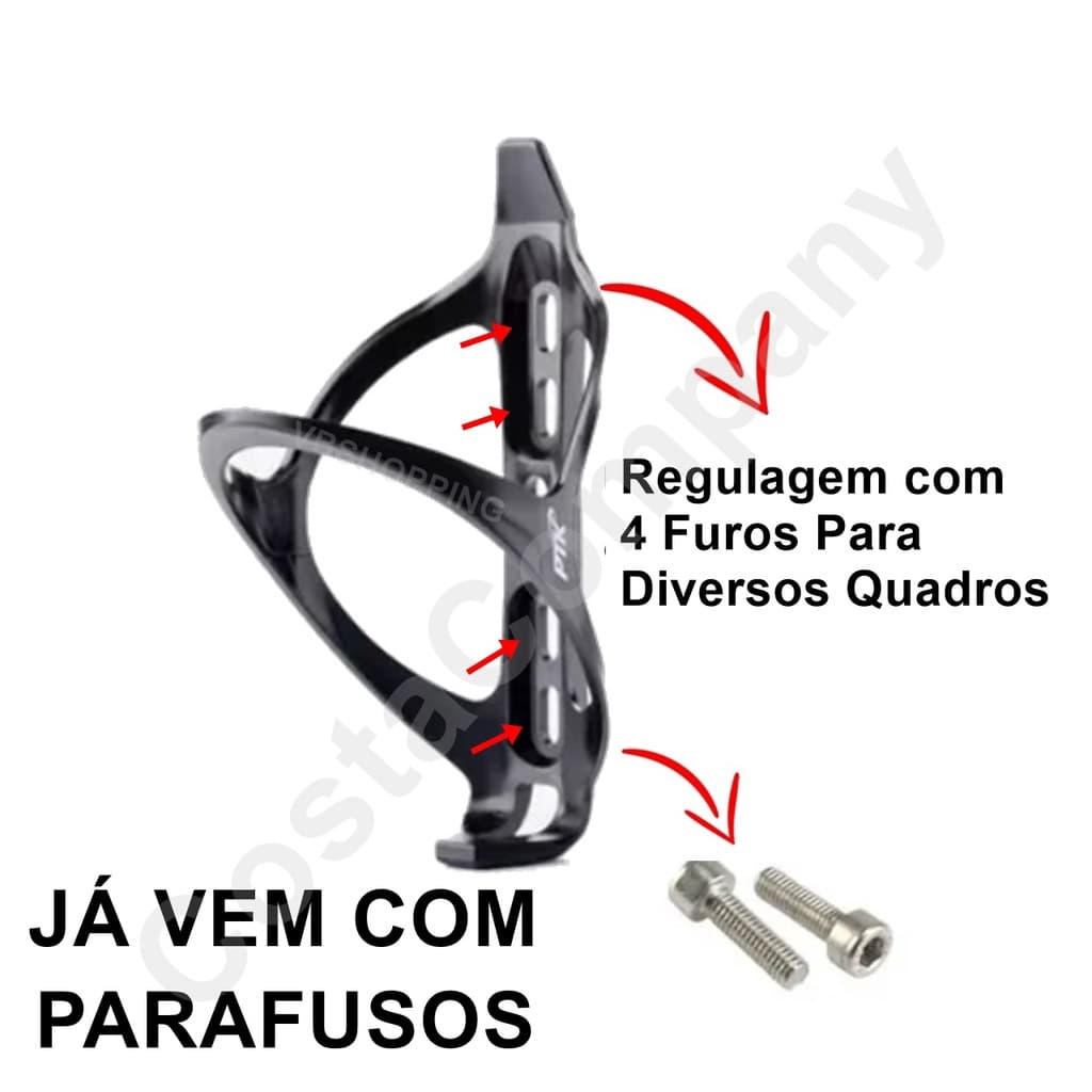 Suporte Caramanhola Suporte para garrafa bike suporte de garrafa para bicicleta com Parafusos