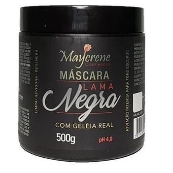 Máscara Lama Negra Matizador Ativador Tons Escuros Maycrene