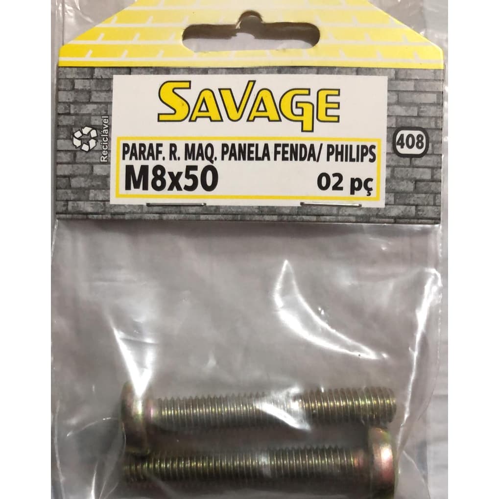 Parafuso Para Suporte De Tv M8 X 50 C/2 Unid