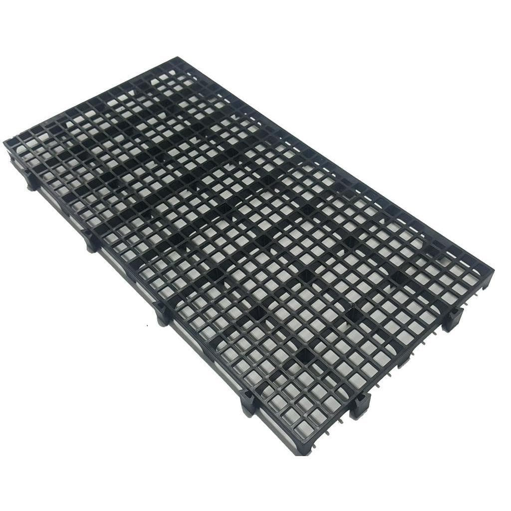 6pcs Pallet Estrado Plastico 25x50x2,5cm Piso Plástico Preto