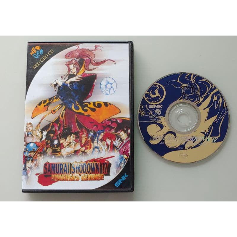 Samurai Shodown IV 4 Original Americano Neo Geo Cd Samurai Shodown 4 Amakusa's Revenge Neo Geo Cd