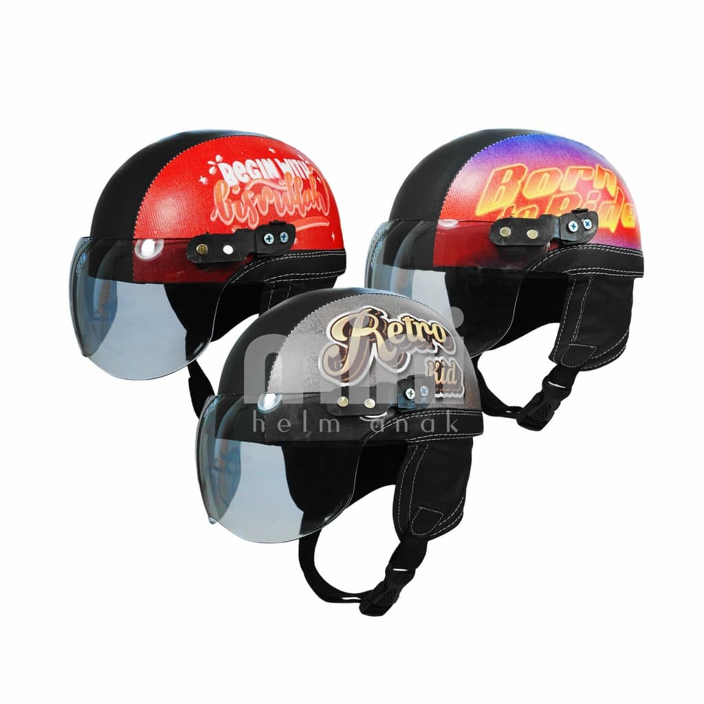 Capacete Infantil Mini Retro Classic Series