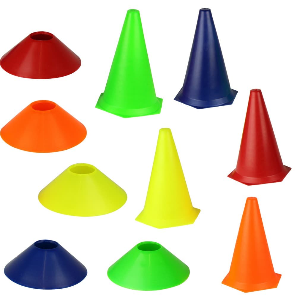 Cones Com Pratinho Chapéu Chinês Agilidade Kit Com 10 Unidade Pentagol