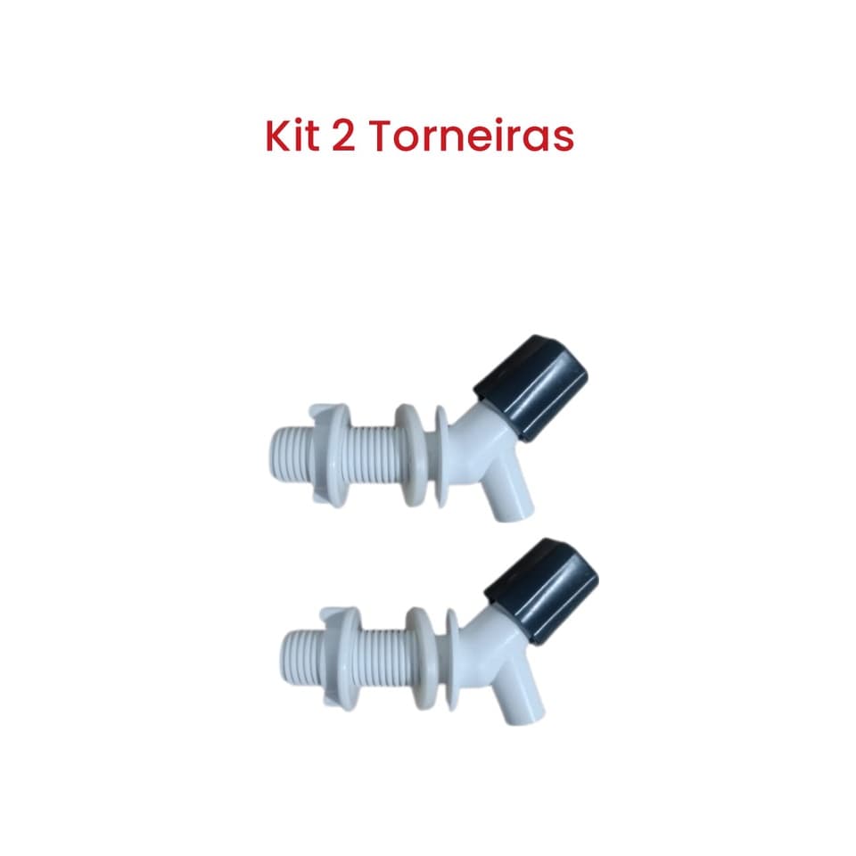 Kit 2 Torneiras Plástica Cervejeiro Artesanal Torneira de Filtro Cervejeiro