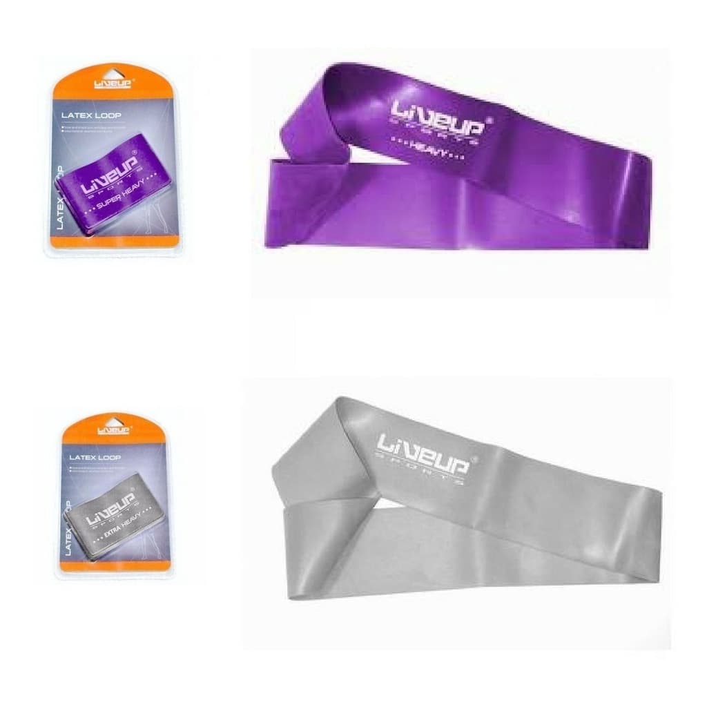 Mini Band Faixa Elastica Super Forte + Mini Band Extra Forte