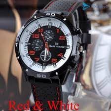 Relógio de Pulso Masculino Esportivo Com Pulseira de Silicone à Resistente D 'Água Com Pulseira de Aço inoxidável Envio Imediato