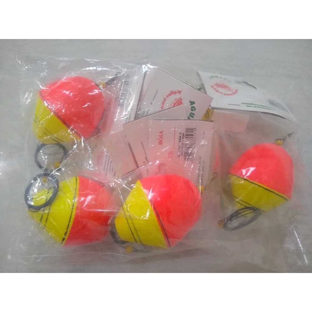 Bóia com chicote para carpa (5 unidades)