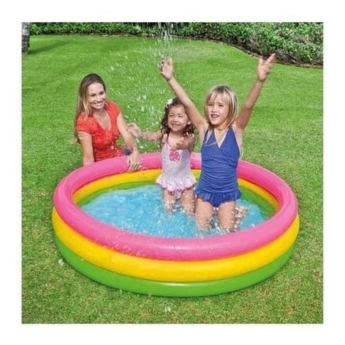 Piscina Infantil Por Do Sol Inflável 131 Litros Intex
