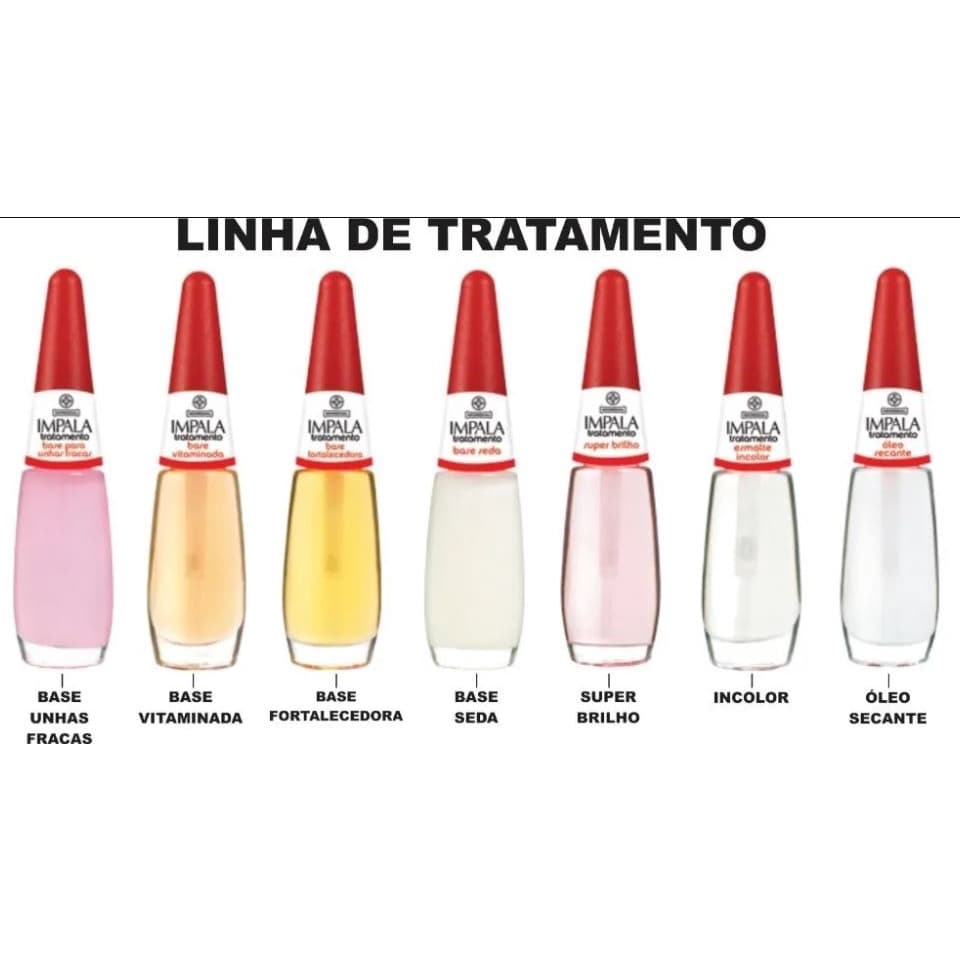 Esmalte Impala Linha para Tratamento e Base- 7,5ml  cada- Escolha o seu!