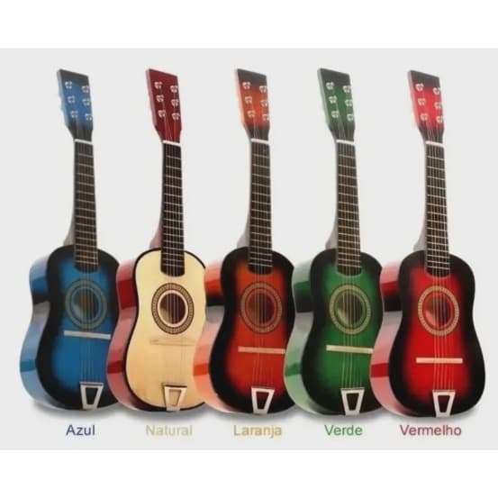 Mini Violão Acústico Infantil Corda em Aço.