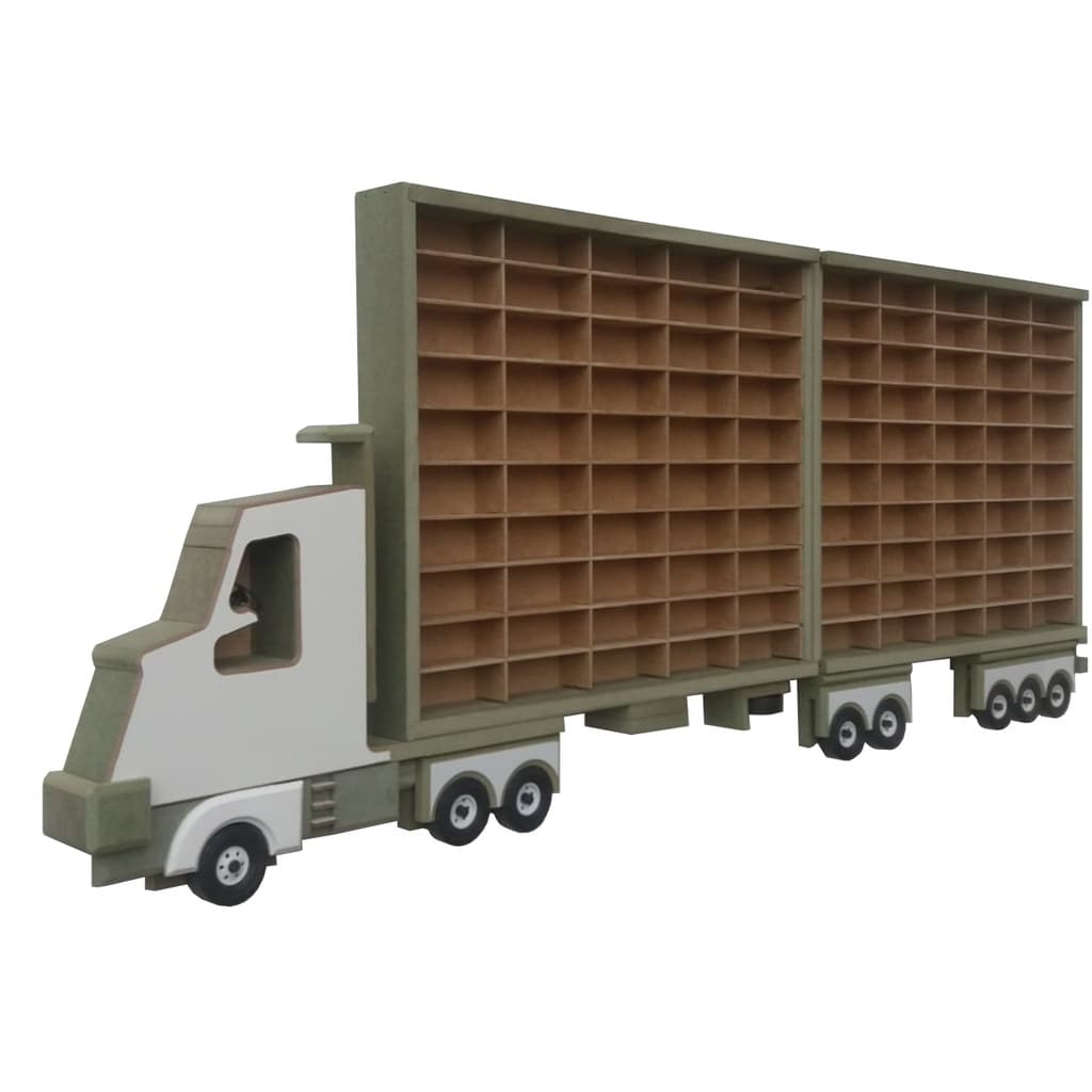 Expositor Carreta para 150 nichos escala 1:64