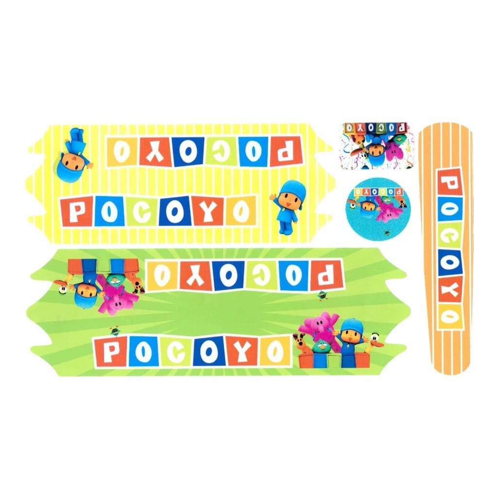 Adesivo Bicicleta Infantil Pocoyo Edition Desenho Criança