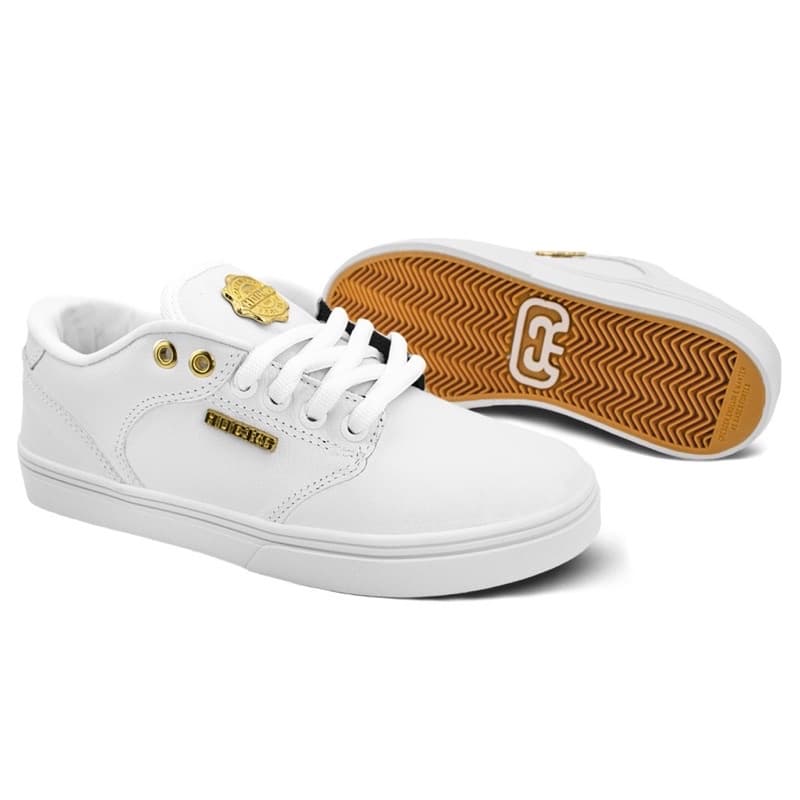 Tênis Hocks Montreal New White Gold