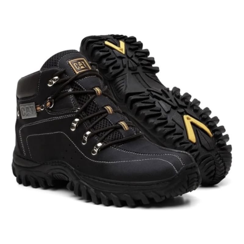 Bota Coturno Masculina Super Leve Impermeável de Ajuste Fácil