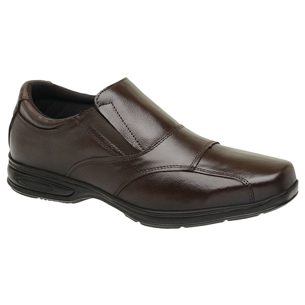 Sapato Social Couro Legítimo Sport Fino Sapatenis Original - 5080 Café