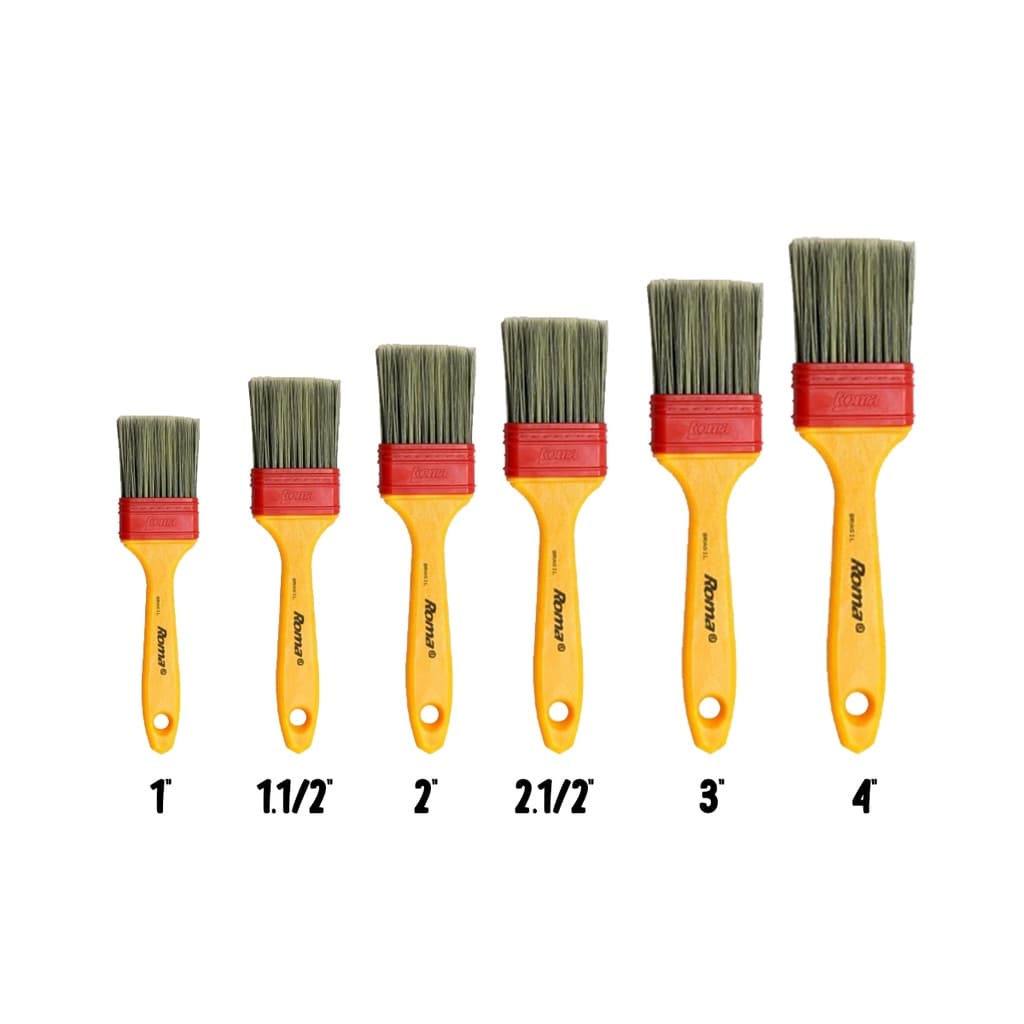 Kit Pincéis para Pintura Profissional Super Macio Alta Durabilidade Roma