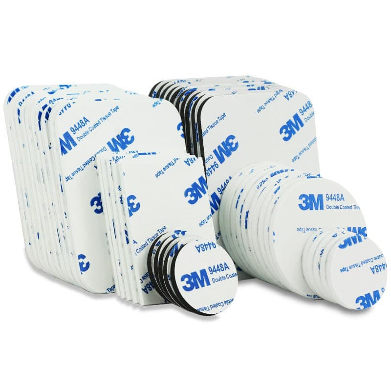20 Ou 10 Peças Fita Adesiva Dupla Face 3M Strong Pad , double , Preta , Vários Tamanhos