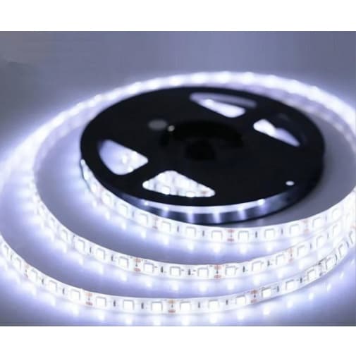 Fita Super Led 5050 Branco Frio 300 Leds 5m sem fonte Apenas a fita