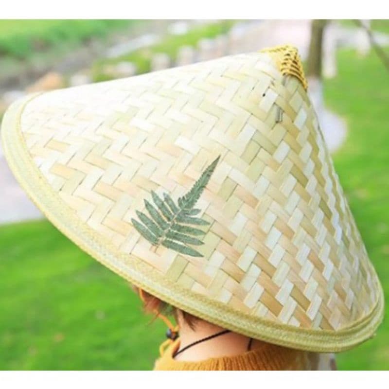 chapéu vietnamita japonês chinês de bambu Ane closplay