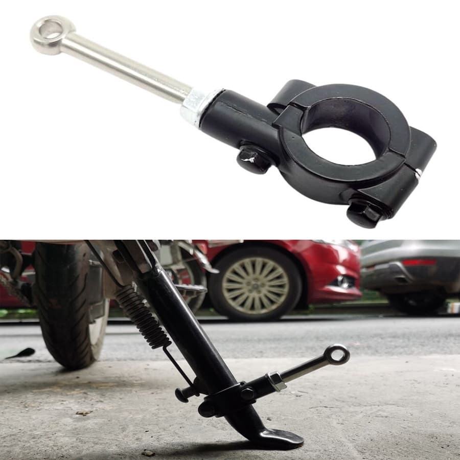 Motocicleta Pé Suporte Lateral Ferramenta Assistente Universal Moto Scooter Ciclomotor 20-23MM Kickstands Pedal Extensão