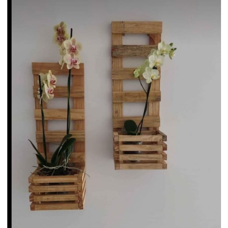 Kit com 4 Jardineiras para orquídea, e afins.