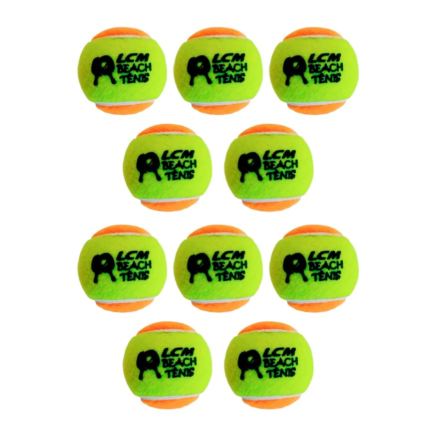Bola Beach Tennis Bola Bolinha Tênis com 10 Unidades