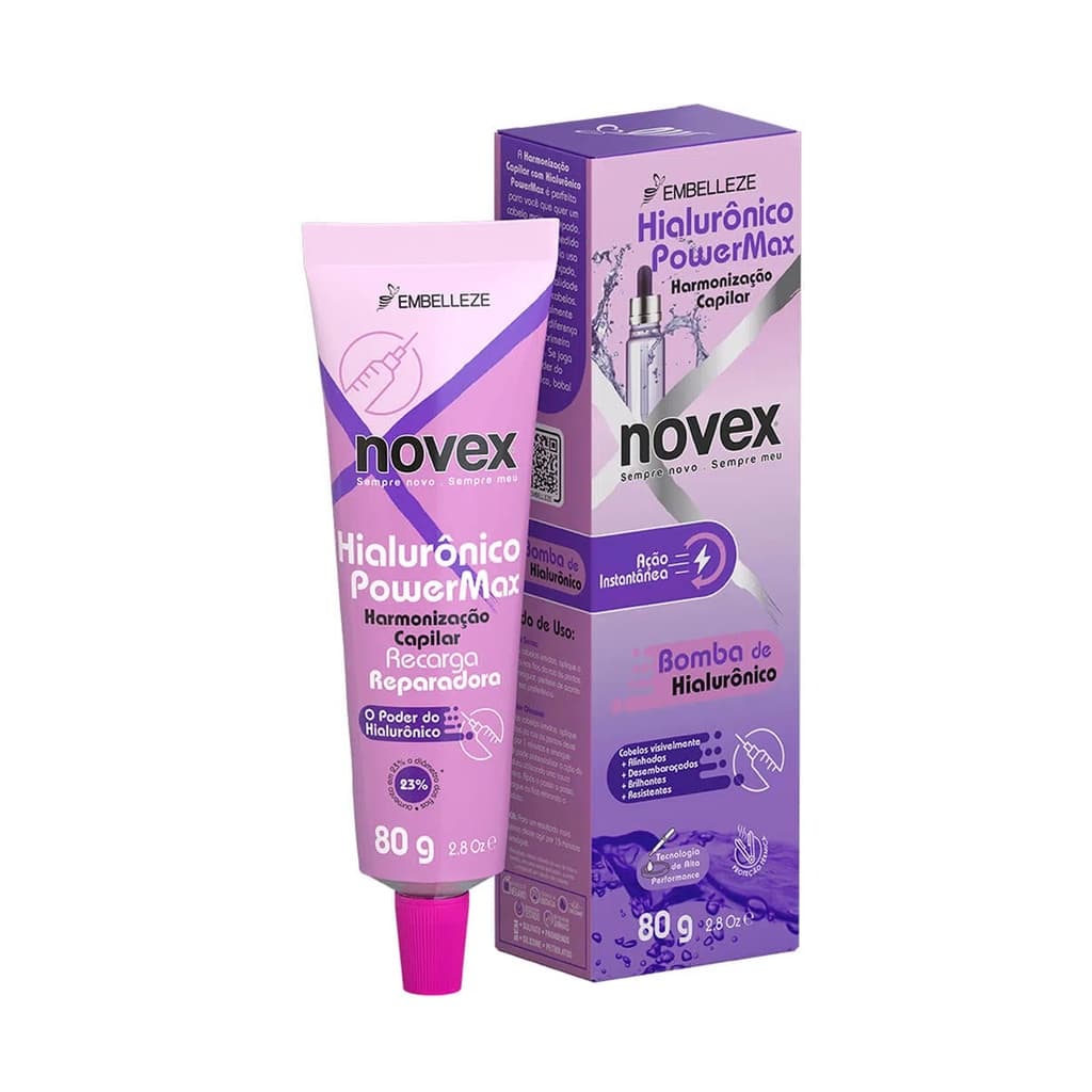 Recarga Máscara de Hidratação Hialurônico Novex 80g