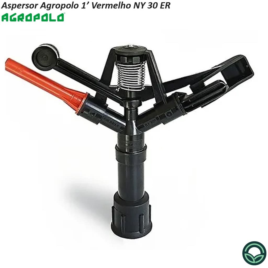 Aspersor Agropolo Ny30er 6,2 X 4,6mm Vermelho rosca femea 1 polegada
