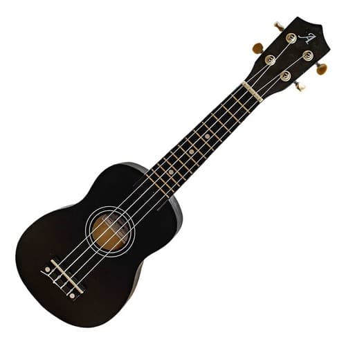 Ukulele Andaluz Soprano Acústico Uks-01 Bk Preto