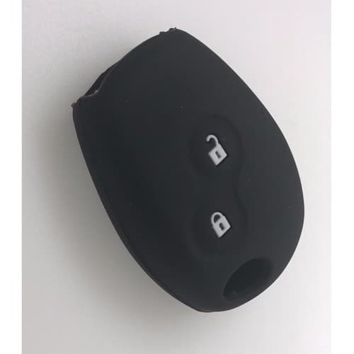 Capa De Silicone Chave Renault Sandero Duster Logan Preto